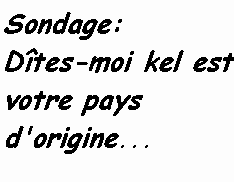 sondage